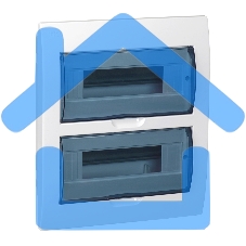 Бокс ЩРВ-П-24модуля встраиваемый пластик IP41 MKP12-V-24-40-10 IEK