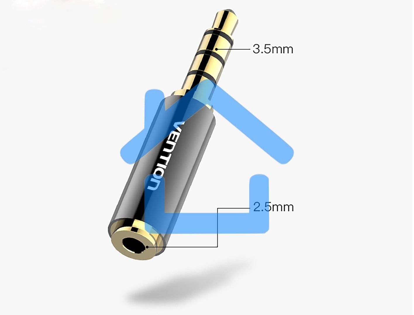 Переходник Vention Jack 2.5 mm F/3.5mm M Переходник Vention Jack 2.5 mm F/3.5mm M