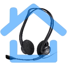 Наушники с микрофоном Logitech 960 черный 2.4м накладные оголовье (981-000100)