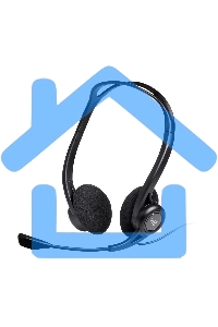 Наушники с микрофоном Logitech 960 черный 2.4м накладные оголовье (981-000100)