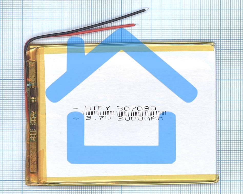Аккумулятор Li-Pol (батарея) 3*70*90мм 2pin 3.7V/3000mAh