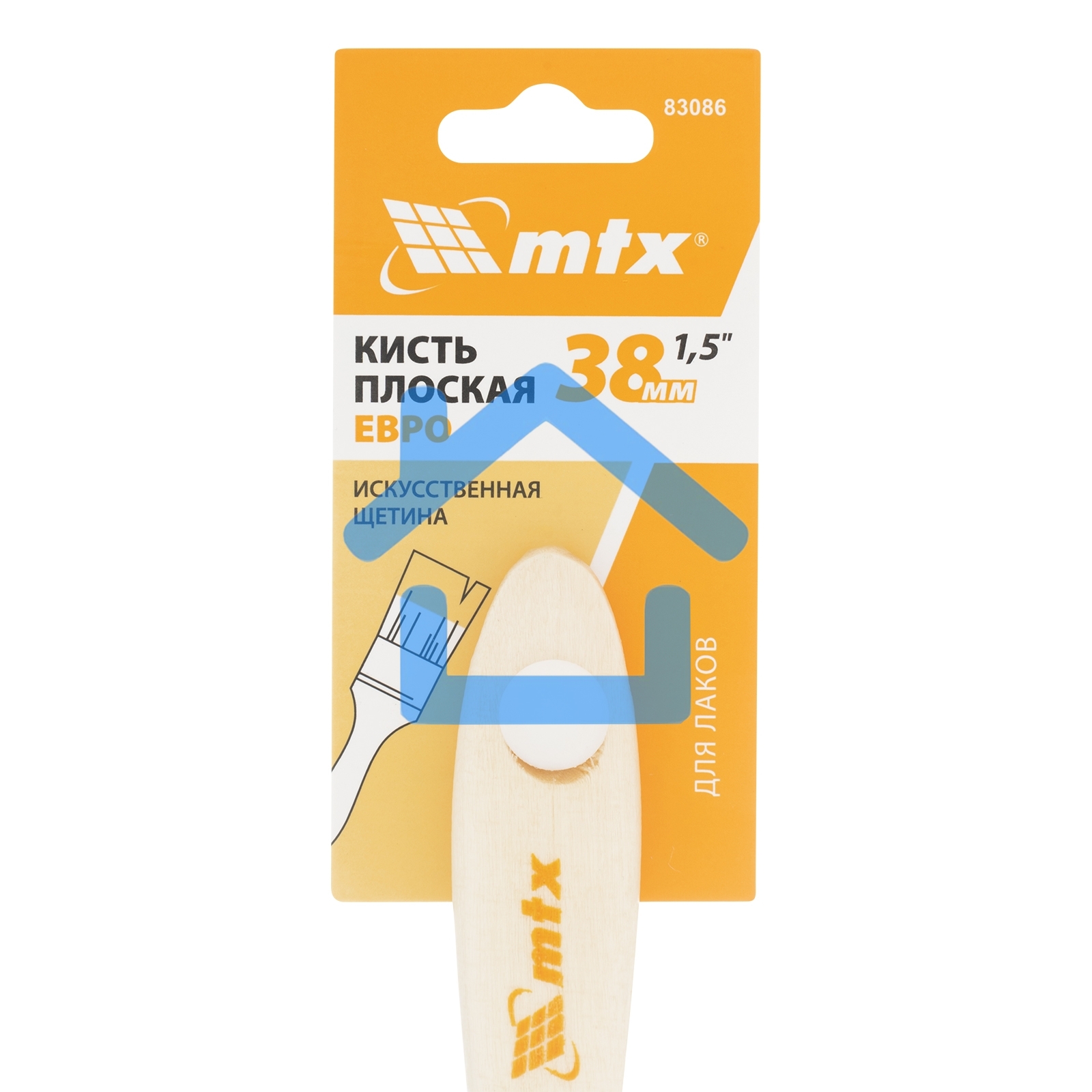 Кисть плоская для лаков 