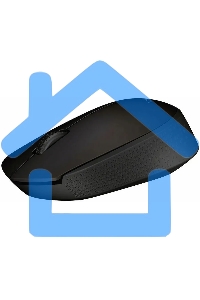 Мышь беспроводная Logitech B170 черный, 1000 dpi, радиоканал, USB, кнопки - 3