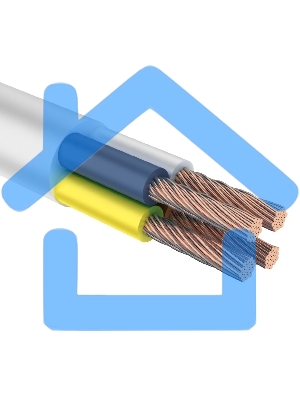 Провод соединительный ПВС 4x0,75 мм² 200 м белый ГОСТ 7399-97