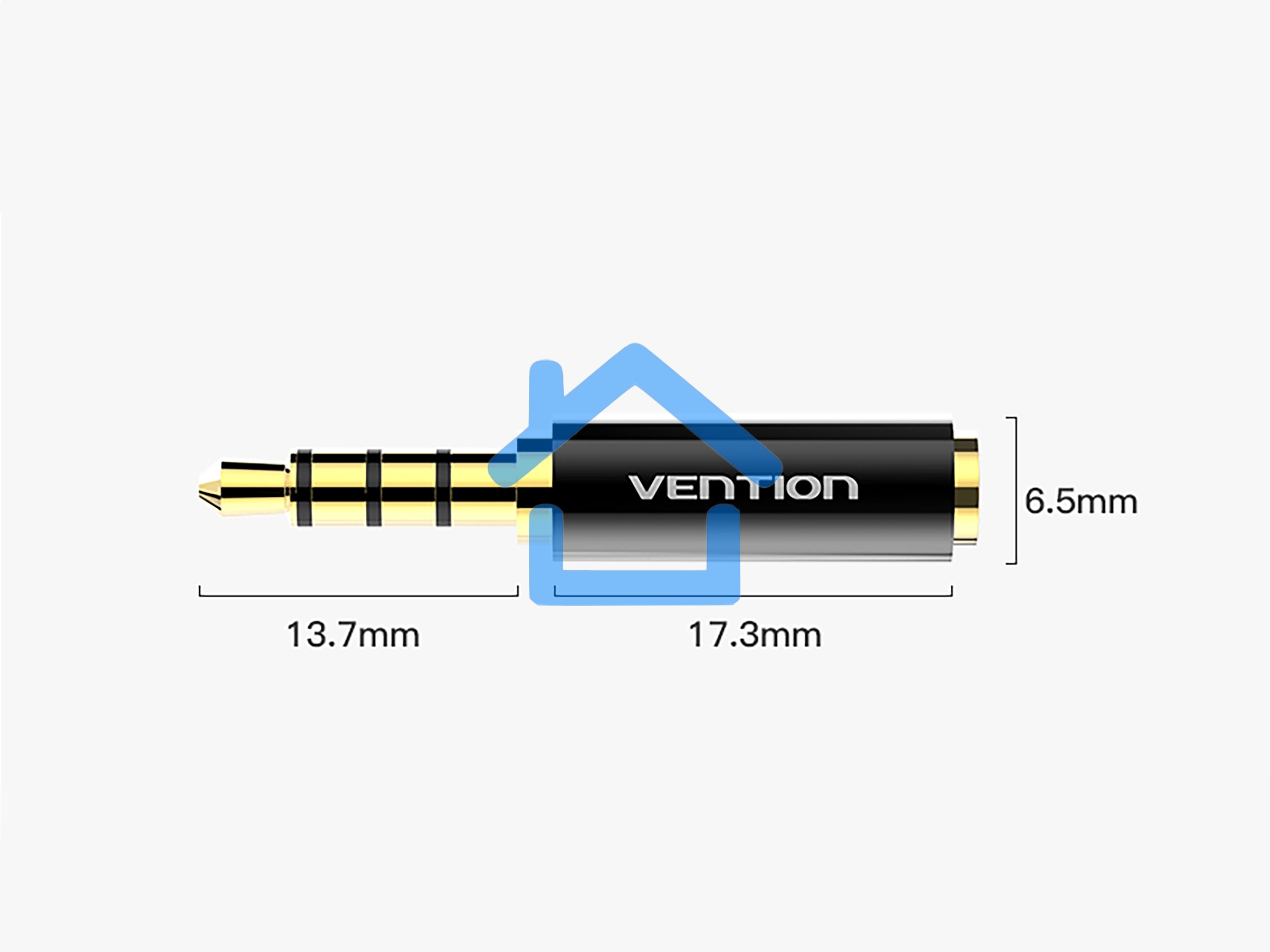 Переходник Vention Jack 2.5 mm F/3.5mm M Переходник Vention Jack 2.5 mm F/3.5mm M