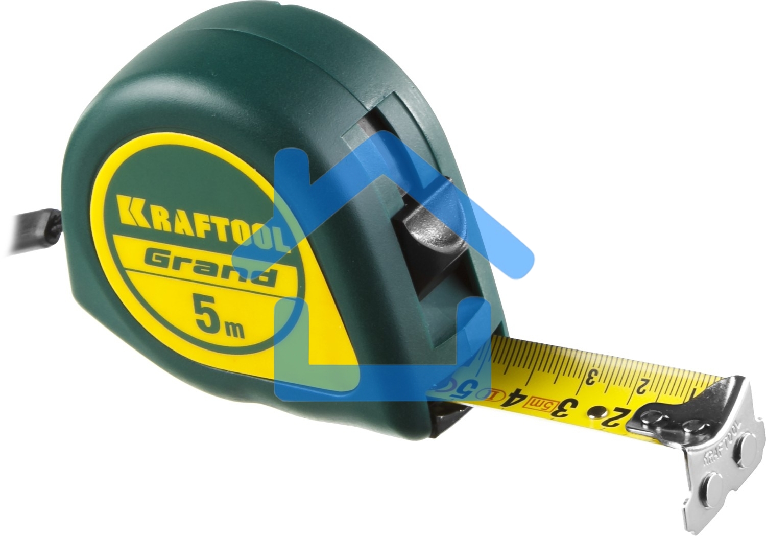 Рулетка KRAFTOOL GRAND 5м / 25мм с ударостойким корпусом (ABS) и противоскользящим покрытием