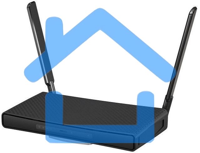 Беспроводной маршрутизатор MikroTik hAP ac3 with 4-core 716 MHz CPU, 256MB RAM, 5 x Gigabit LAN (PoE-out on port#5)