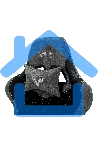 Кресло игровое Бюрократ VIKING 7 KNIGHT B FABRIC черный текстиль/эко.кожа крестовина металл/пластик