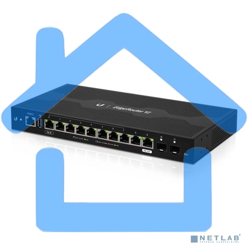 Роутер Ubiquiti ER-12-EU черный