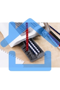 Переплетчик Fellowes Star+ (FS-56275) A4/перф.12л.сшив/макс.150л./пластик.пруж. (6-18мм)