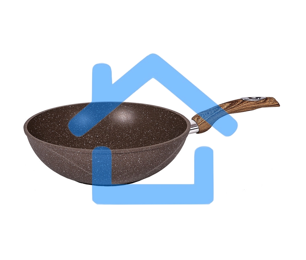 Сковорода ВОК 28 см несъем ручка 