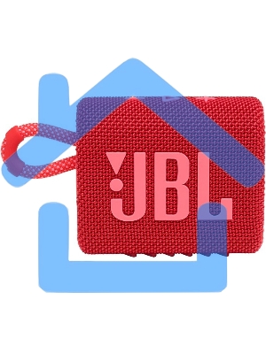 Портативная акустика JBL GO 3, красный