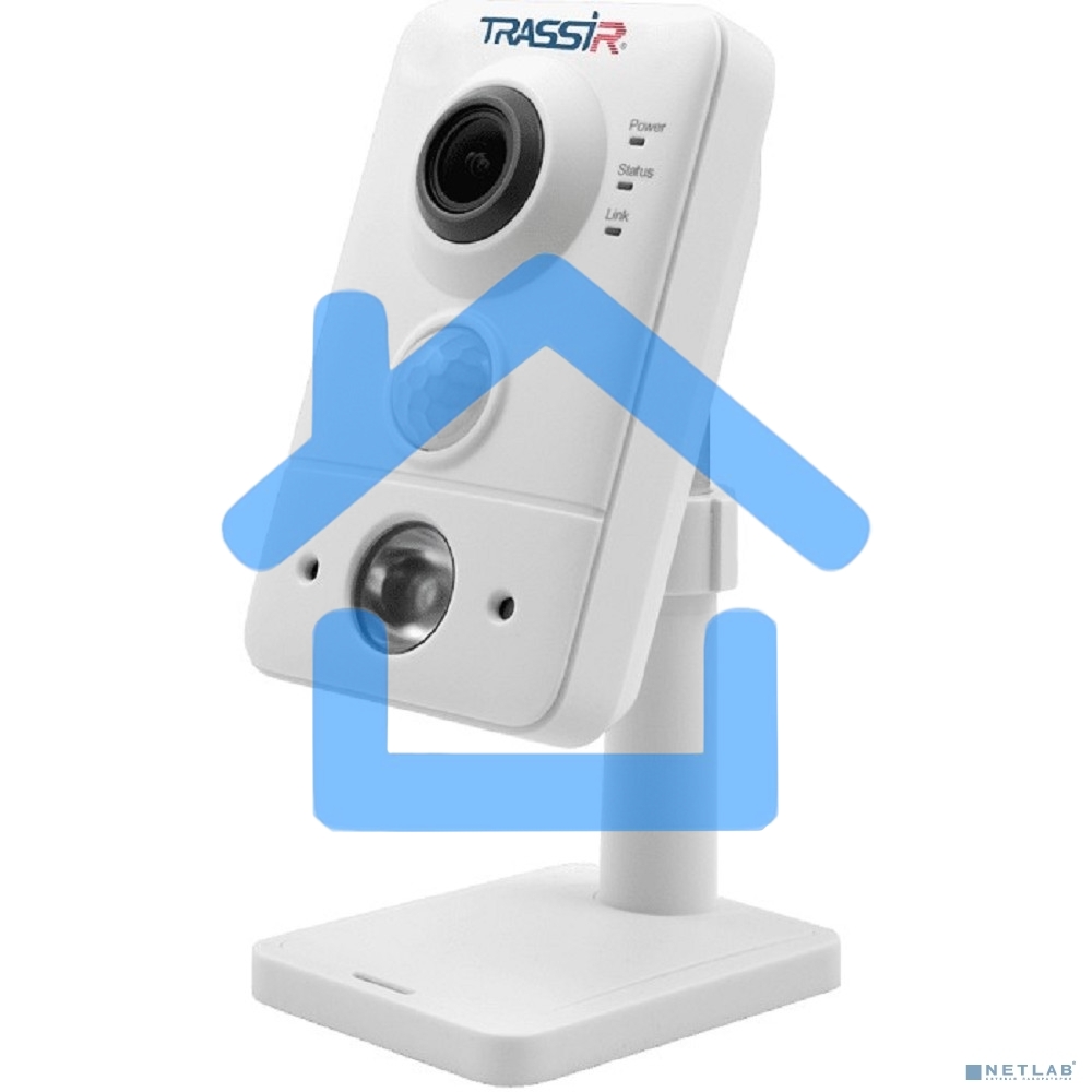Камера видеонаблюдения IP Trassir TR-D7121IR1 v6 2.8-2.8мм цв. корп.:белый
