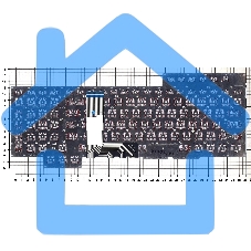 Клавиатура для ноутбука Asus GX700 черная