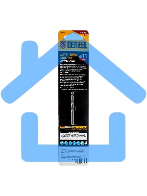 Сверло спиральное по металлу Denzel 11 x 142 мм, Р6М5, Golden Tip