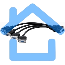 Кабель Matrox CAB-L60-4XAF Quad analog upgrade cable (Кабель для апгрейда 3-х портовой карты в 4-х портовую) Кабель Matrox CAB-L60-4XAF Quad analog upgrade cable (Кабель для апгрейда 3-х портовой карты в 4-х портовую)