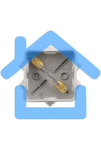 Коробка уравнивания потенциалов ОУ 100×100×50 мм, винт IP55 Rexant