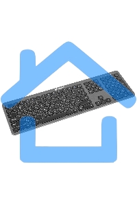 Комплект клавиатура + мышь Оклик 300M клав:серый мышь:серый/черный USB беспроводная slim