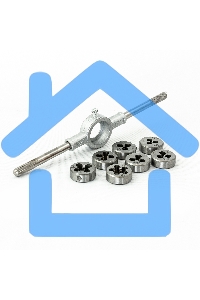 Набор плашек СИБРТЕХ М3-М12,8 предметов77309