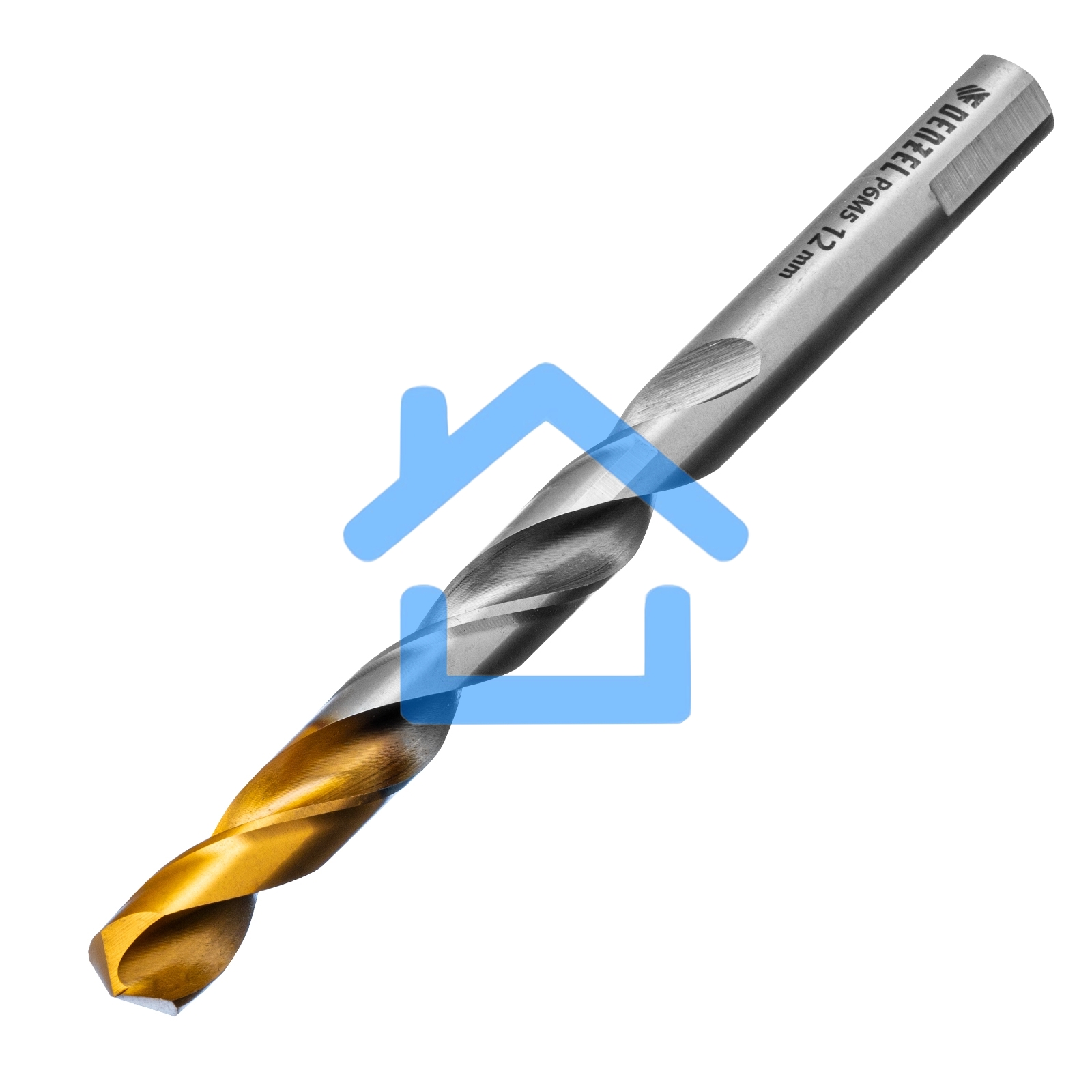 Сверло спиральное по металлу 12 x 151мм, Р6М5, Golden Tip Denzel