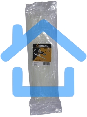 Хомут нейлоновый 4,8*300 Б (100шт)