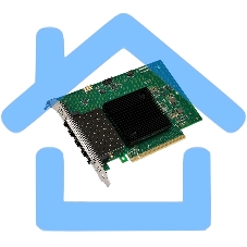 Сетевая карта Intel E810-XXVDA4, 4xSFP28 ports, 25GbE, PCI-E x16 gen3/gen4, iWARP/RoCEv2, IEEE 1588 PTP, ADQ, iSCSI, NFS, VMDq. PCI-SIG* SR-IOV Capable