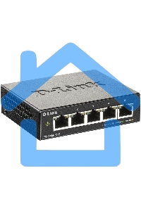 Коммутатор D-Link DGS-1100-05V2/A1A, L2 Smart Switch with 5 10/100/1000Base-T ports.8K Mac address, 802.3x Flow Control, Port Trunking, Port Mirroring, IGMP Snooping, 32 of 802.1Q VLAN, VID range 1-4094, Loopba