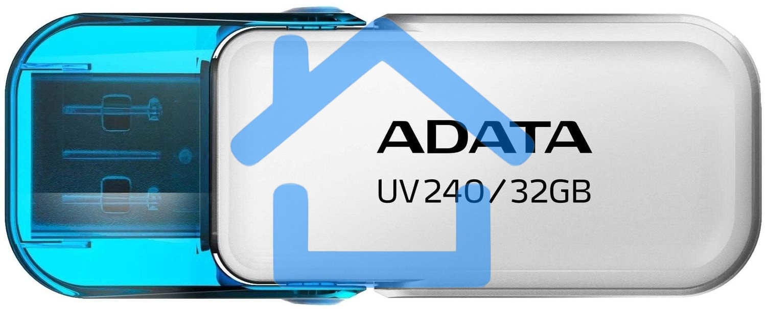 Флешка USB R/W ADATA R/W 32Gb ADATA UV240, USB 2.0, белый