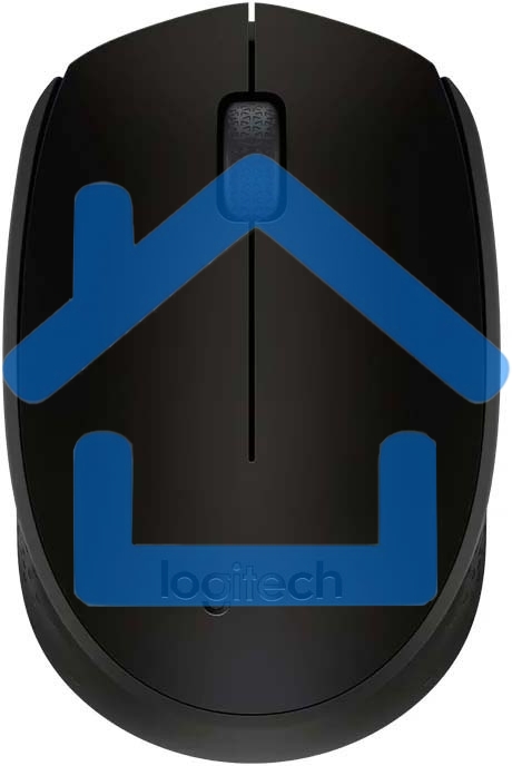 Мышь беспроводная Logitech M171 черный/серый, 1000 dpi, радиоканал, USB, кнопки - 3