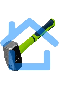 Кувалда СИБРТЕХ 10916, 1500 г, фибергласовая обрезиненная рукоятка