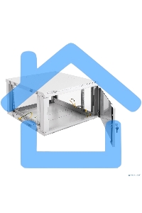Шкаф телекоммуникационный настенный разборный 6U (600 x 650) дверь стекло