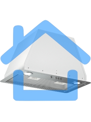 Вытяжка встраиваемая Elikor Flat 42П-430-К3Д белый/хром, 42 см, 430 куб. м/ч, 60 дБ