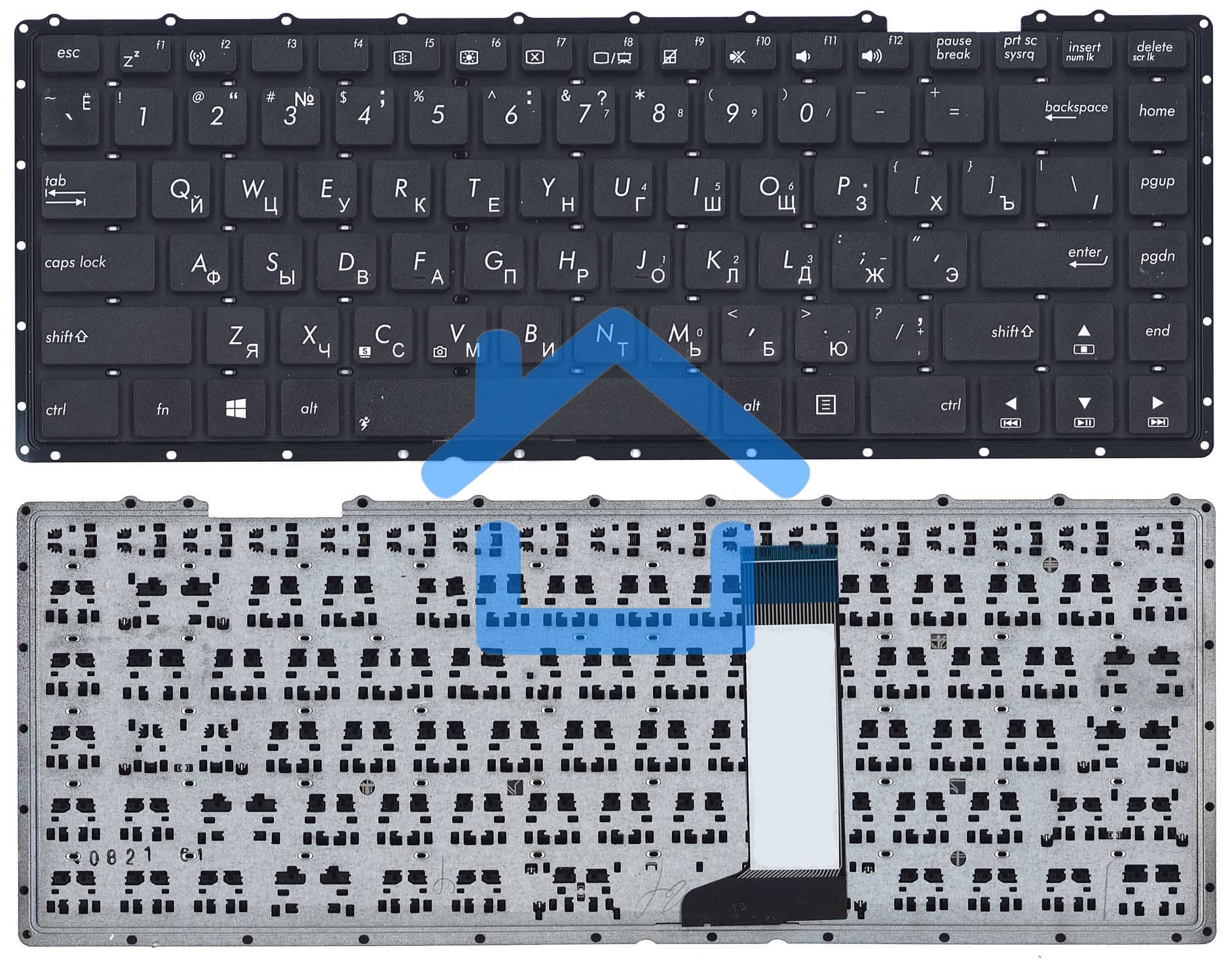 Клавиатура для ноутбука Asus X451 X451CA черная