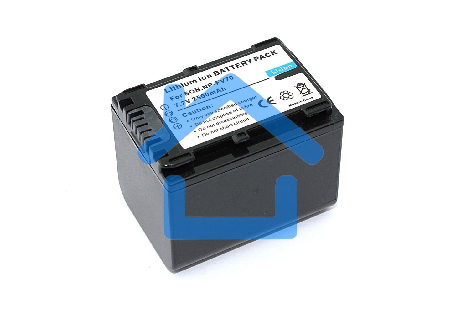 Аккумуляторная батарея для видеокамеры Sony DCR-DVD (NP-FV70) 7.2V 2500mAh