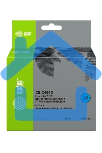 Картридж струйный Cactus CS-C4913 №82 желтый (72 мл) для HP Design Jet 500/800C