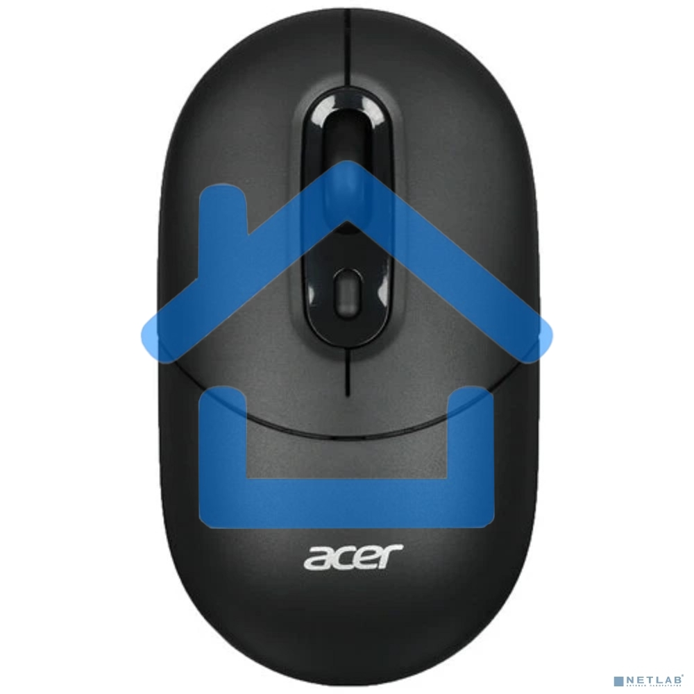 Мышь беспроводная Acer OMR301 черный, 1600 dpi, радиоканал, Bluetooth, USB, кнопки - 4