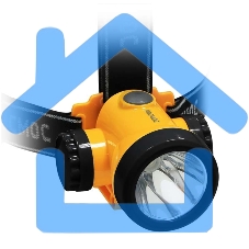 Фонарь светодиодный аккум. налобный Космос литиевый H3W 2 режима 3Вт LED 1.5А.ч зарядка от USB