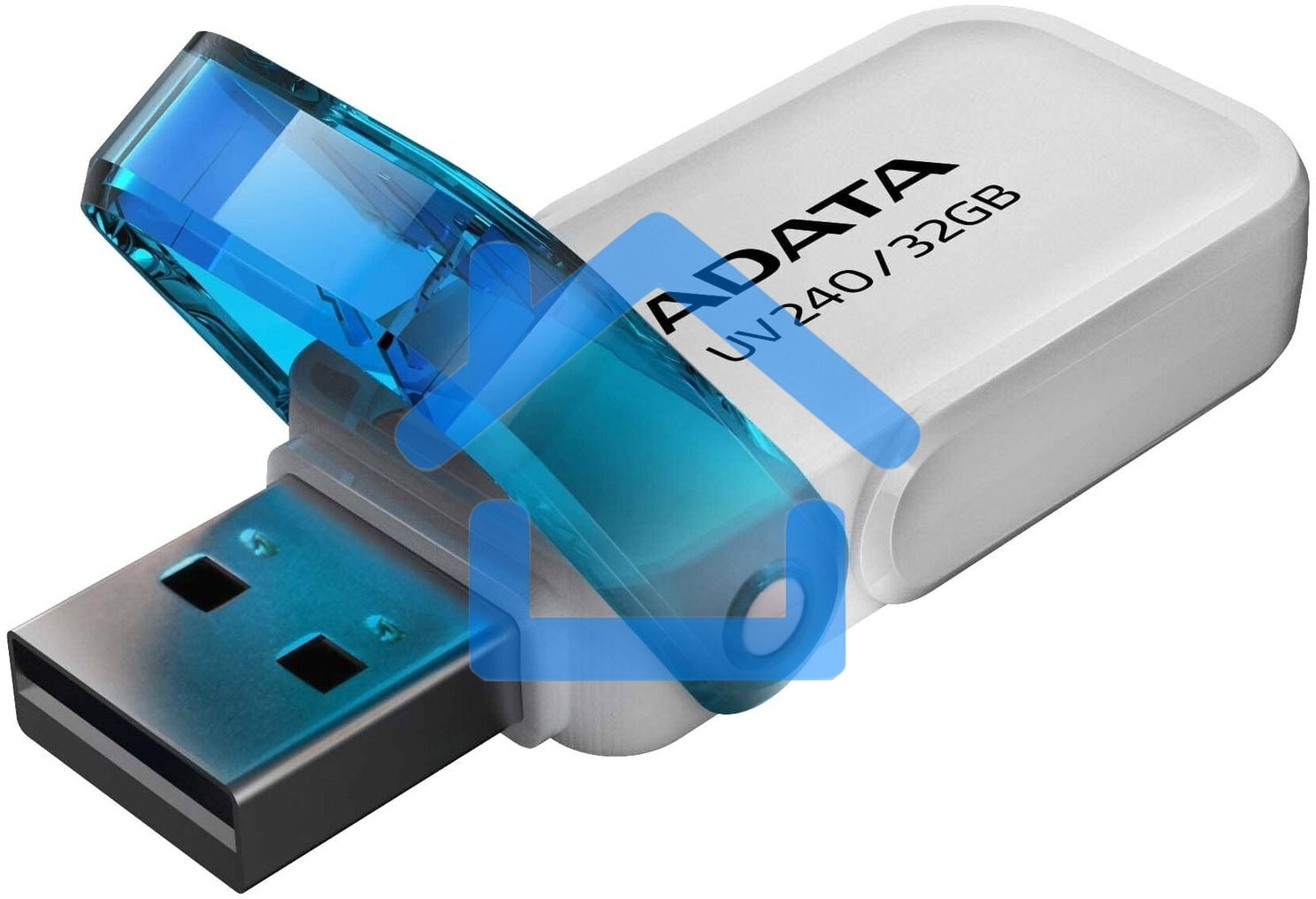 Флешка USB R/W ADATA R/W 32Gb ADATA UV240, USB 2.0, белый