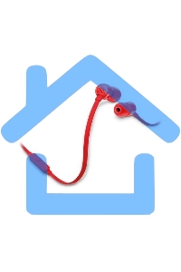 Наушники-гарнитура JBL T110 красный