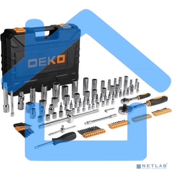 Набор инструментов Deko DKAT121 121 предмет (жесткий кейс)