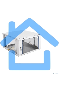 Шкаф телекоммуникационный настенный разборный 6U (600 x 650) дверь стекло