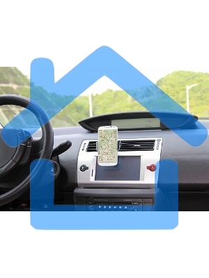 Держатель для мобильного устройства, автомобильный Gembird TA-CHAV-03 на дефлектор, до 6