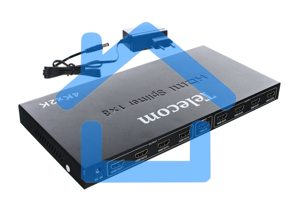 Разветвитель Telecom HDMI 1=>8 4k@30 HZ <TTS7010>