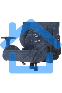 Кресло игровое Knight N1 Fabric синий Light-27 с подголов. крестовина металл