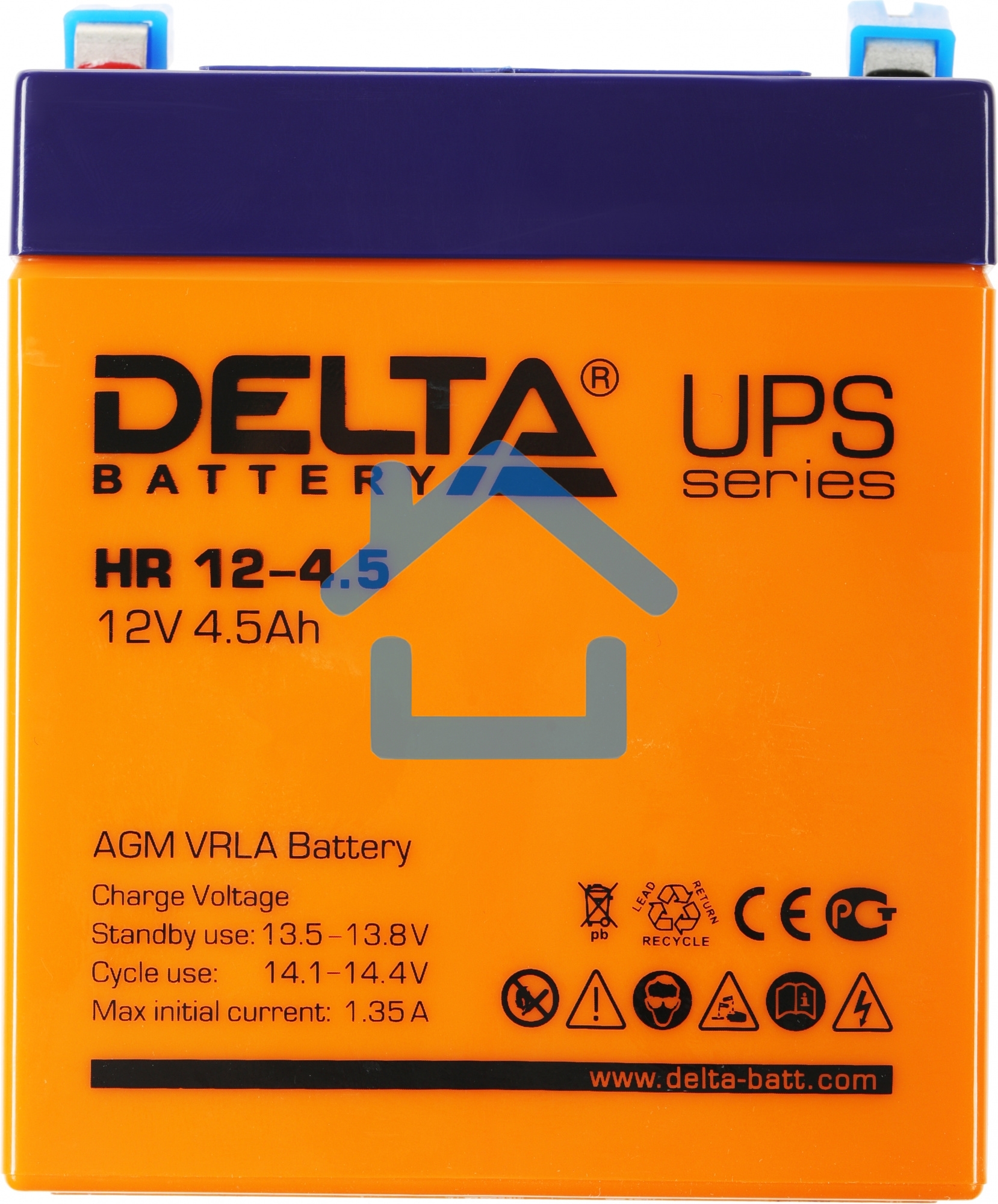 Батарея Delta HR 12-4.5 (12V, 4.5Ah)