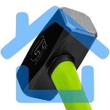 Кувалда СИБРТЕХ 10916, 1500 г, фибергласовая обрезиненная рукоятка