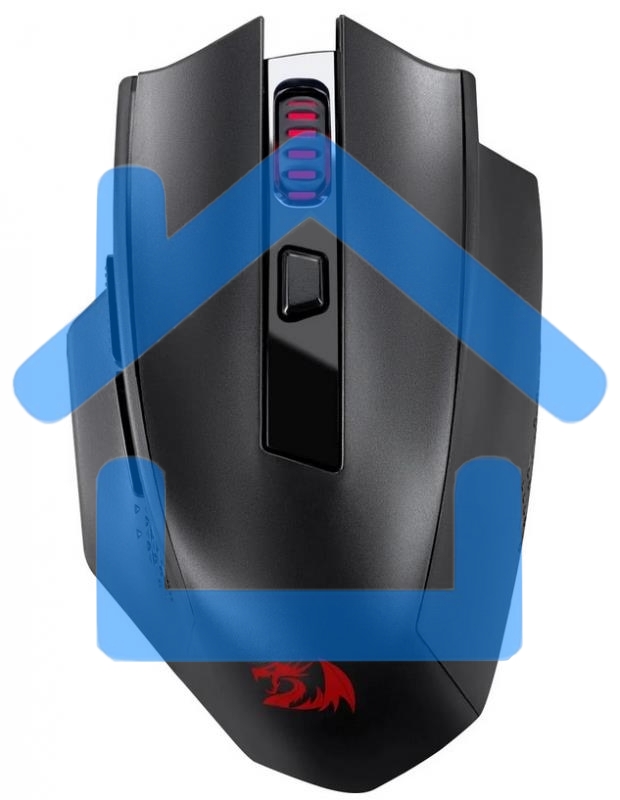 Мышь беспроводная REDRAGON Woki черный, 26000 dpi, радиоканал, Bluetooth, USB, кнопки - 6