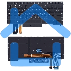 Клавиатура для ноутбука Lenovo ThinkPad E480 E485 черная с подсветкой