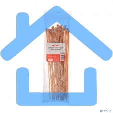 Стяжка кабельная нейлоновая Rexant 150x3,6мм, коричнево-золотая (RAL8001) (100 шт/уп)