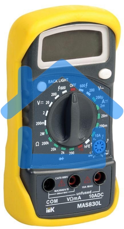 Мультиметр цифровой Master MAS830L ИЭК TMD-3L-830